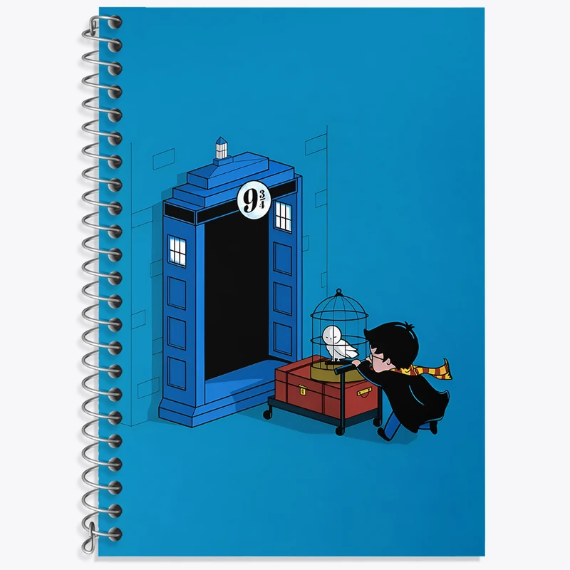 دفتر نت موسیقی 50 برگ خندالو طرح هری پاتر (Harry Potter) کد N4594
