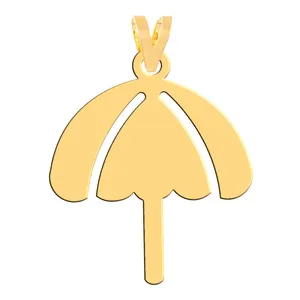 آویز گردنبند طلا 18 عیار زنانه فرشته مدل چتر WNL-000529