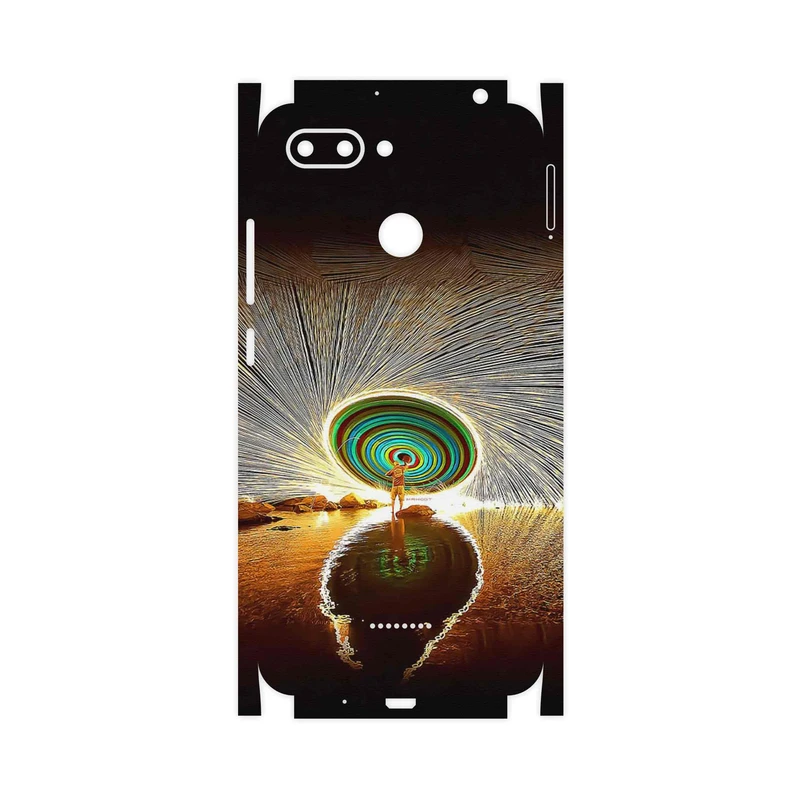 برچسب پوششی ماهوت مدل Night Light Fountain-FullSkin مناسب برای گوشی موبایل شیائومی Redmi 6