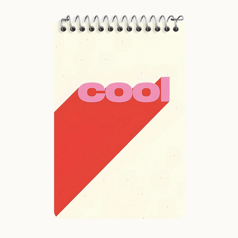 دفتر یادداشت 50 برگ خندالو طرح Cool کد F3713