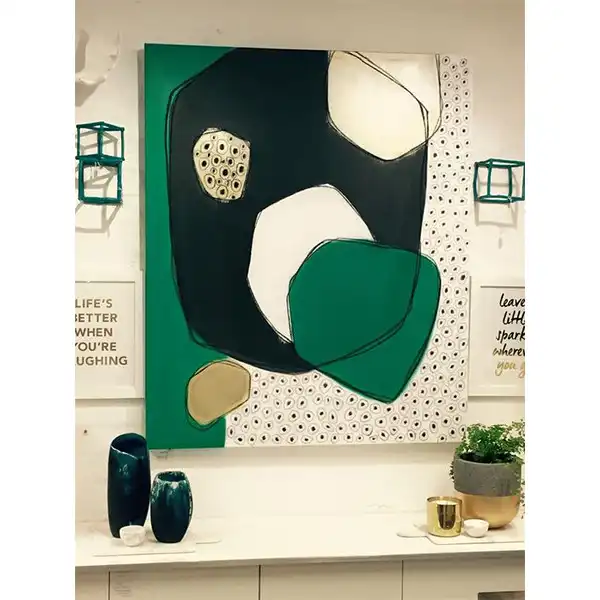 تابلو نقاشی اکرلیک مدل انتزاعی