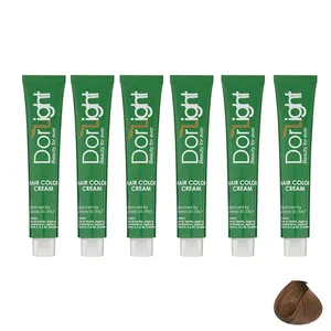 رنگ مو دورلایت شماره 4.0 حجم 100 میلی لیتر رنگ قهوه ای مجموعه 6 عددی