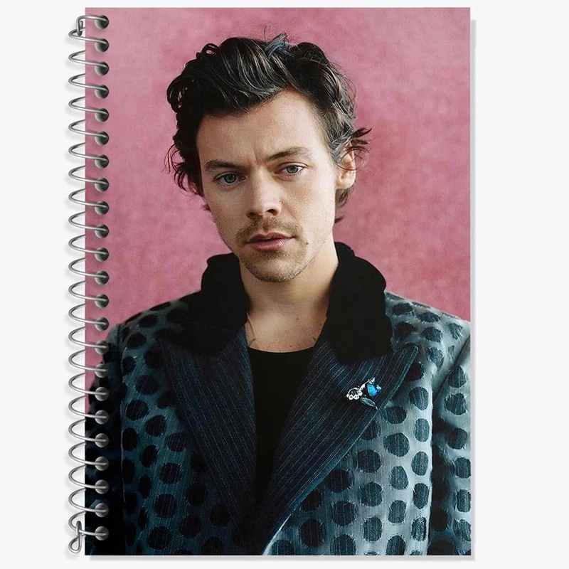 دفتر لغت 50 برگ خندالو مدل هری استایلز گروه موسیقی وان دایرکشن One Direction کد 18899
