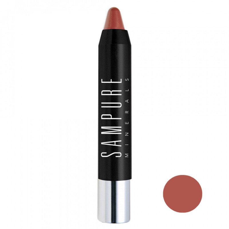 رژ لب مدادی سمپیور مینرالزمدل FEEL LIKE A LADY شماره 100