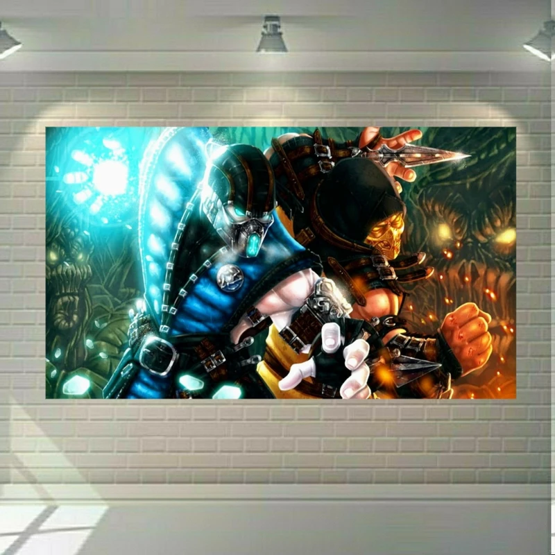 پوستر دیواری طرح گیم کمبت-Mortal Kombat مدل SDP105