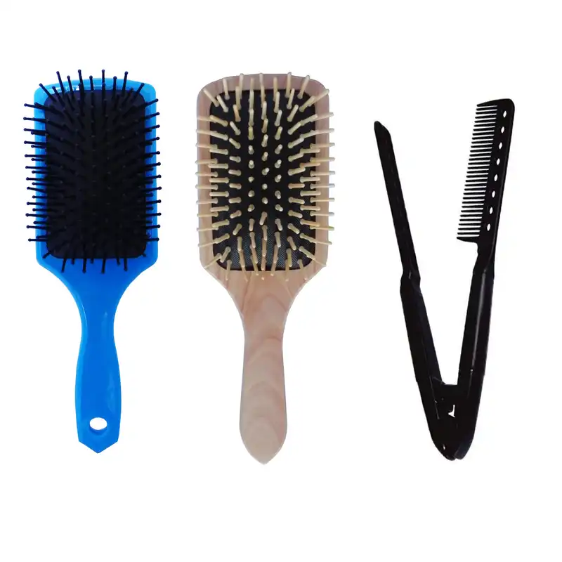 برس مو کد 00654 بسته 2 عددی به همراه شانه مو