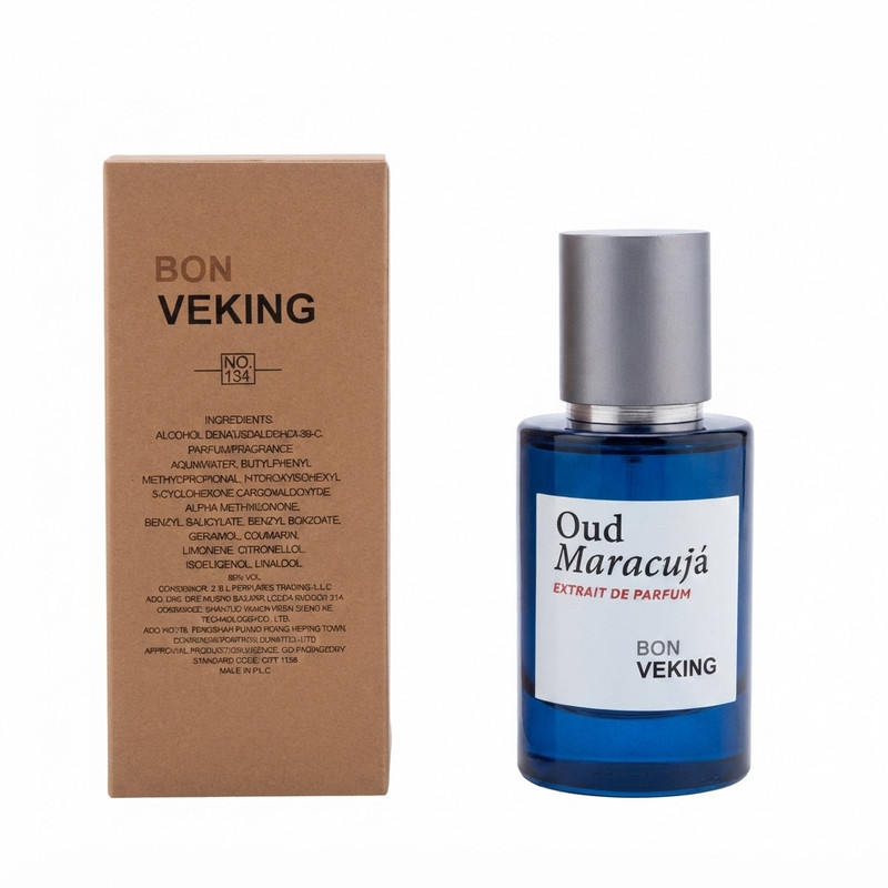 عطر جیبی مردانه وکینگ مدل عود ماراکوجا با رایحه گرم حجم ۲۵ میلی لیتر
