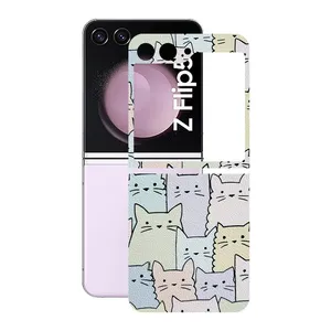 Remax cover sticker Leth model cat design suitable for Samsung Galaxy Z Flip5 mobile phone