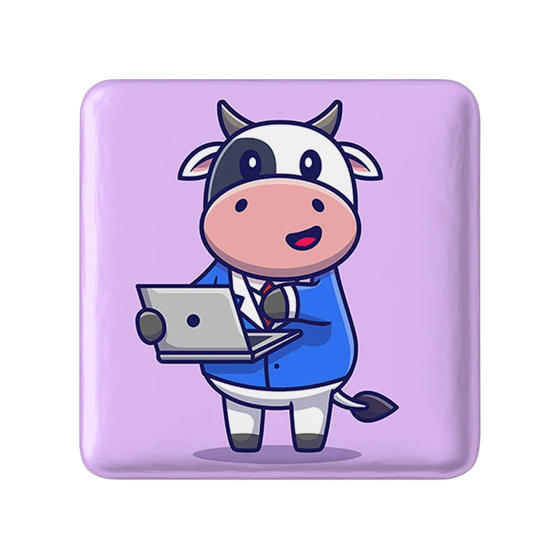 پیکسل خندالو طرح گاو کد 7027