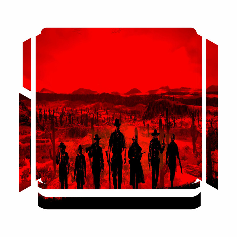 برچسب پلی استیشن 4 اسلیم مدل rdr 2