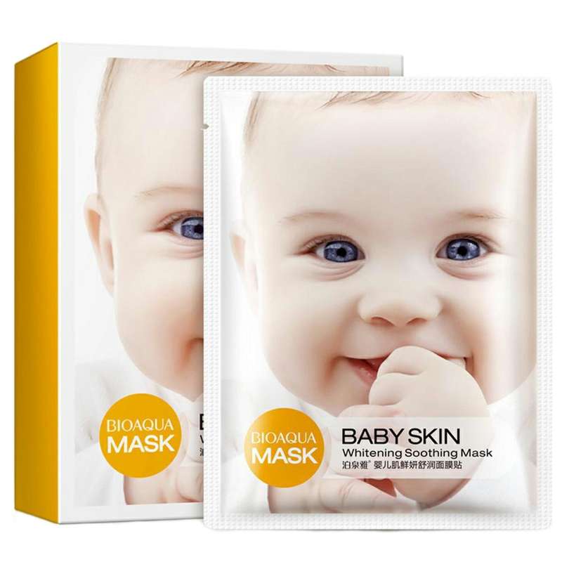 ماسک صورت بایو آکوا مدل BABY SKIN SOOTHING وزن 30 گرم