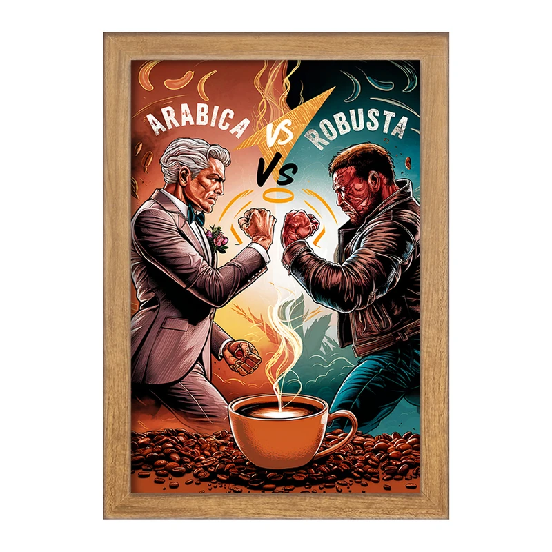 تابلو خندالو مدل قهوه کد F5922