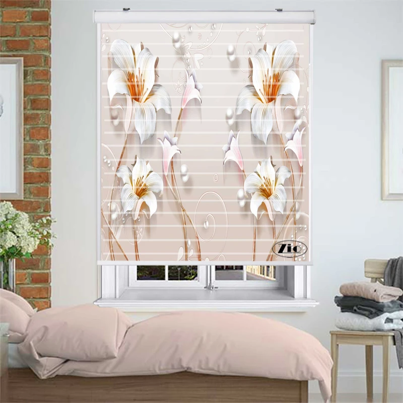 پرده زبرا زیو مدل 3D1050 سایز 150x150 سانتی متر