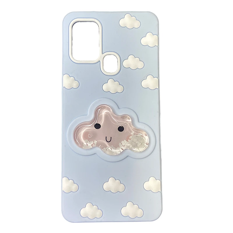 کاور مدل ابری سیلیکونی مناسب برای گوشی موبایل سامسونگ Galaxy A21s