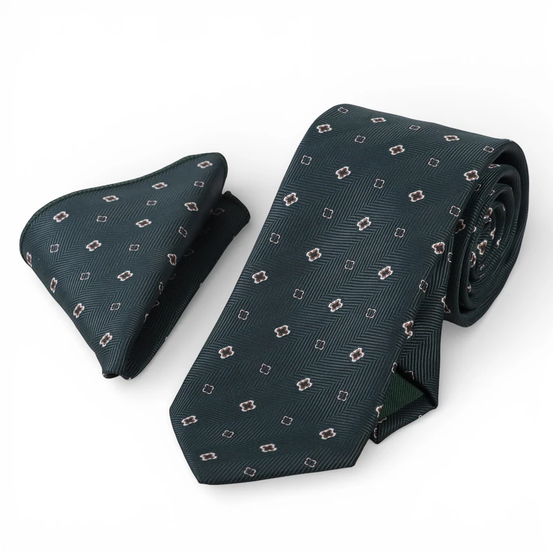 کراوات و دستمال جیب مردانه نسن مدل V60