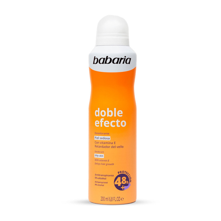 اسپری ضد تعریق زنانه باباریا مدل DOUBLE EFFECT حجم 200 میلی لیتر اسپری ضد تعریق زنانه باباریا مدل DOUBLE EFFECT حجم 200 میلی لیتر
