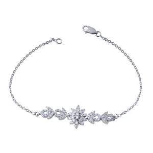  دستبند نقره زنانه بازرگانی میلادی کد DP_271