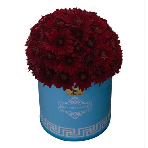 سبد گل طبیعی داودی راتا رز کد XT