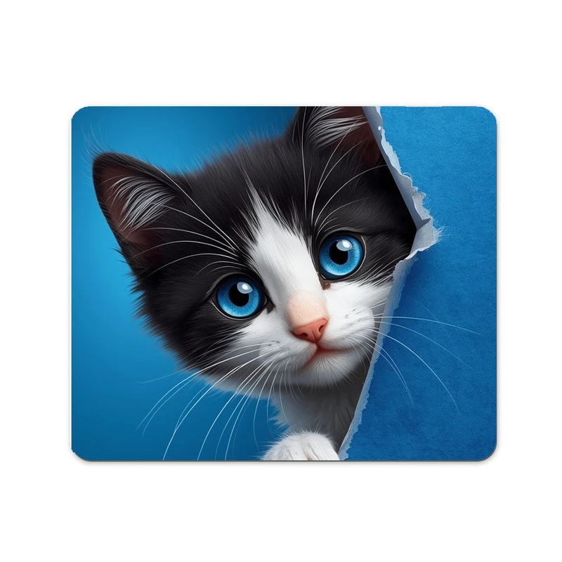 ماوس پد پاد آفرین طرح گربه کد 1016 سایز 19*24 سانتی متر