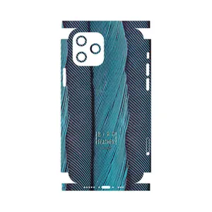 MAHOOT Turquoise feathers-FullSkin Cover Sticker for Apple iPhone 12 Pro