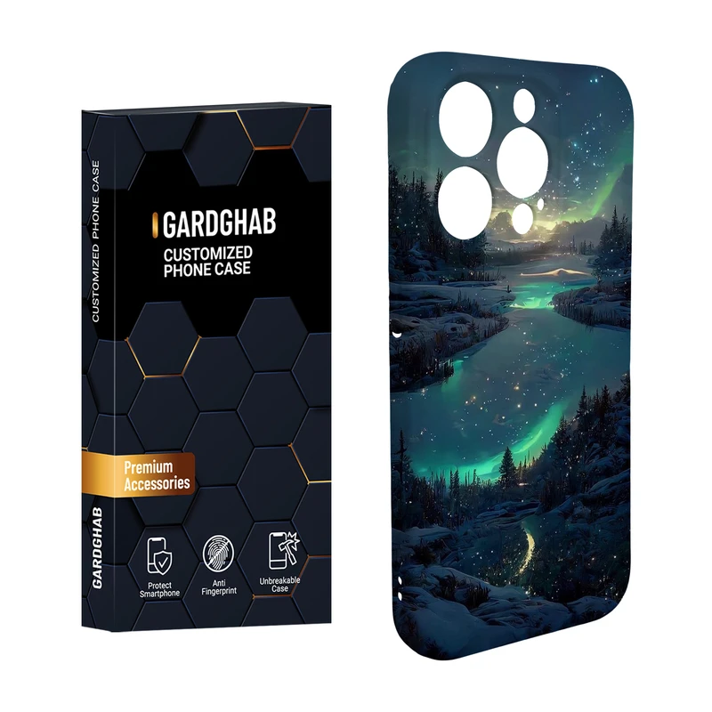کاور گارد قاب مدل منظره و طبیعت مناسب برای گوشی موبایل اپل iPhone15 pro