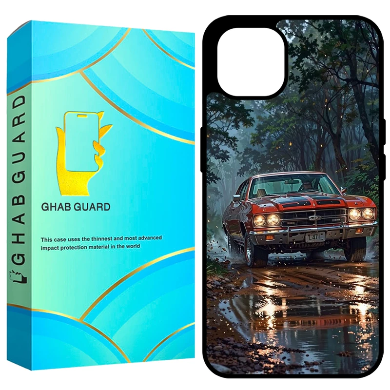 کاور قاب گارد طرح ماشین مدل GCHP15 مناسب برای گوشی موبایل اپل iPhone 15