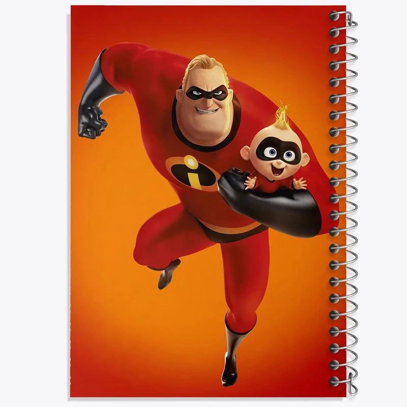 دفتر نقاشی 50 برگ خندالو مدل شگفت انگیزان The Incredibles کد 1847