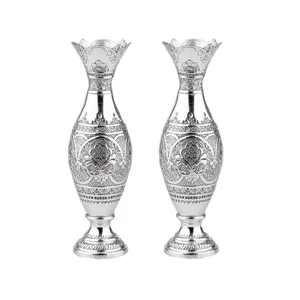 گلدان قلمزنی مدل قلمی مجموعه 2 عددی 