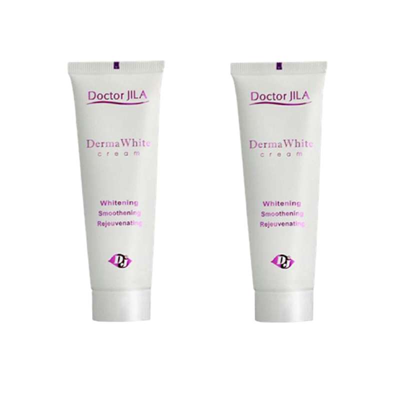 کرم روشن کننده دکتر ژیلا مدل DERMA حجم 50 میلی لیتر مجموعه 2 عددی