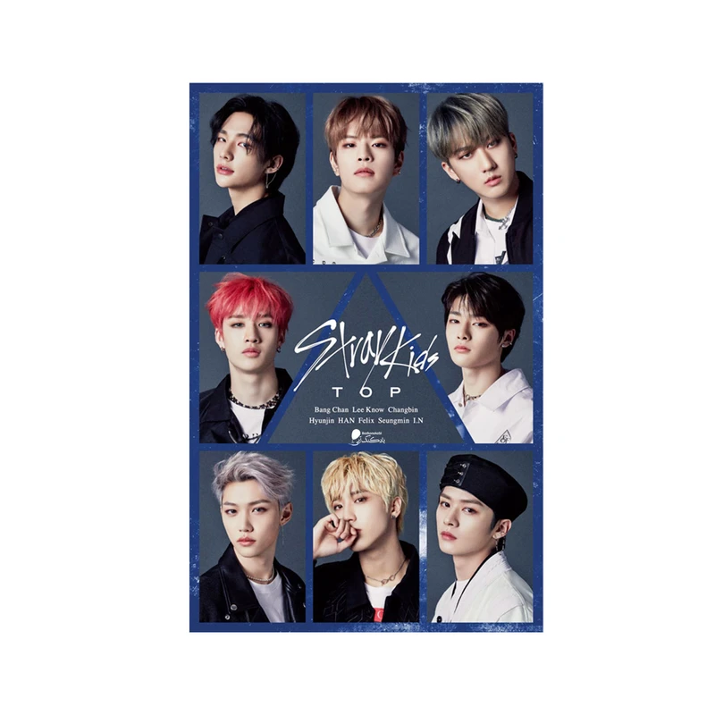 پوستر دیواری بادکنک آبی طرح Stray Kids مدل S1