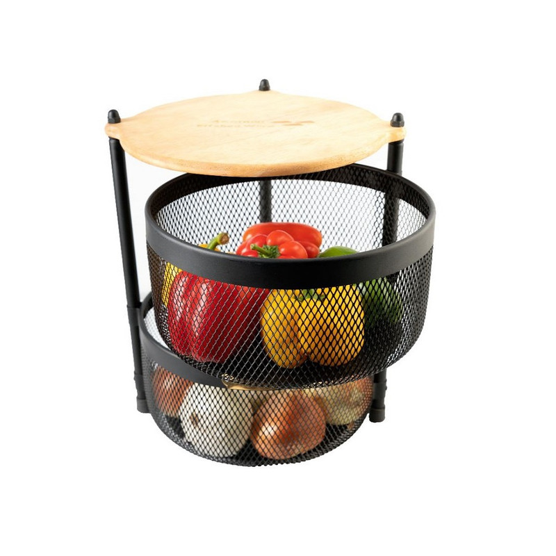 سبد سیب زمینی و پیاز آسمان مدل متحرک 2 طبقه کد 410