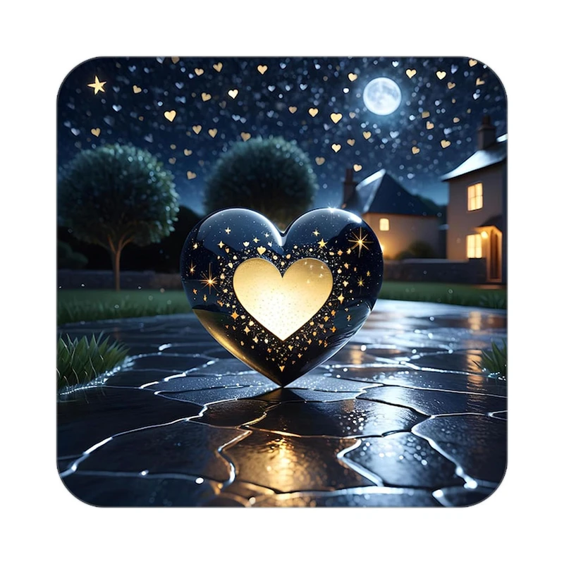 زیر لیوانی کاکتی مدل عاشقانه کد mp13155