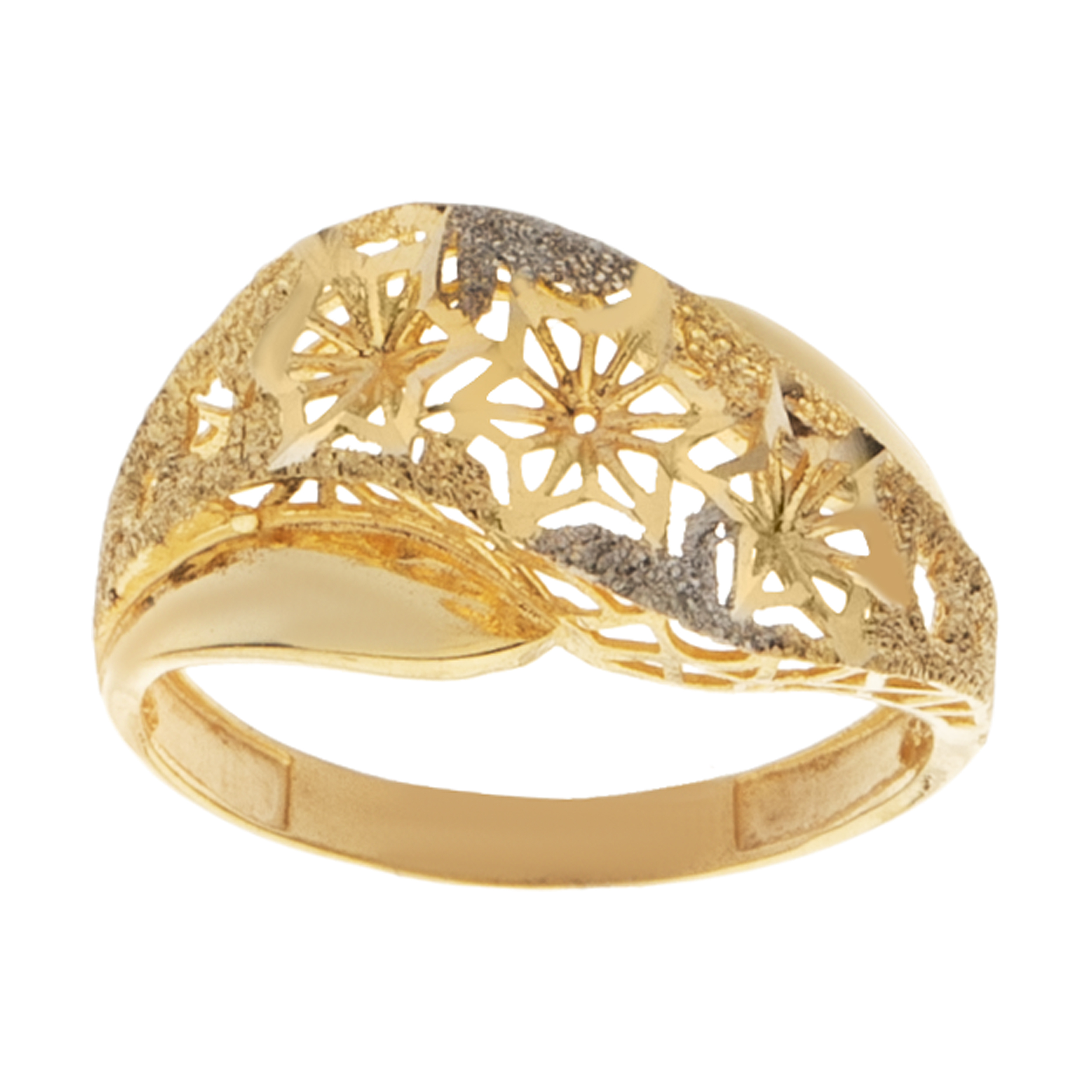 انگشتر طلا 18 عیار زنانه مدیسا مدل R10001