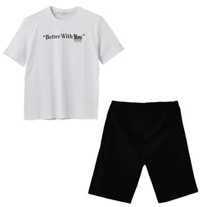 ست تی شرت آستین کوتاه و شلوارک راحتی مردانه ال سی وایکیکی مدل FULL-Pamuk