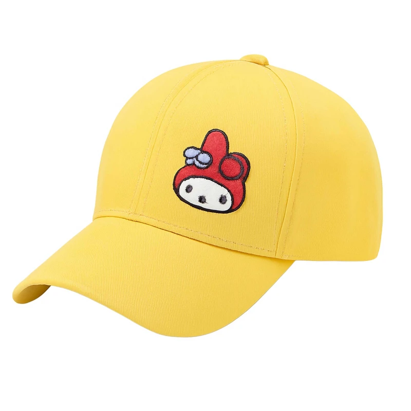 کلاه کپ بچگانه مدل کتان گلدوزی طرح کرومی و ملودی