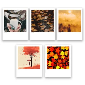 آویز تزیینی عرش مدل فانتزی پاییزی کد Asa1047 مجموعه پنج عددی