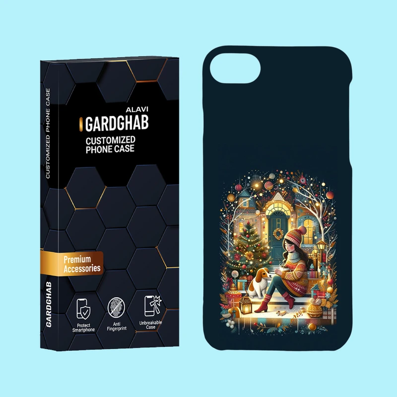 کاور گارد قاب علوی مدل هنری مناسب برای گوشی موبایل اپل iPhone 7 / iPhone 8 / iPhone SE 2020 / iPhone SE 2022
