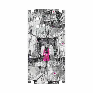 MAHOOT Collage of Catwalk Bridge-FullSkin Cover Sticker for Motorola Moto G84