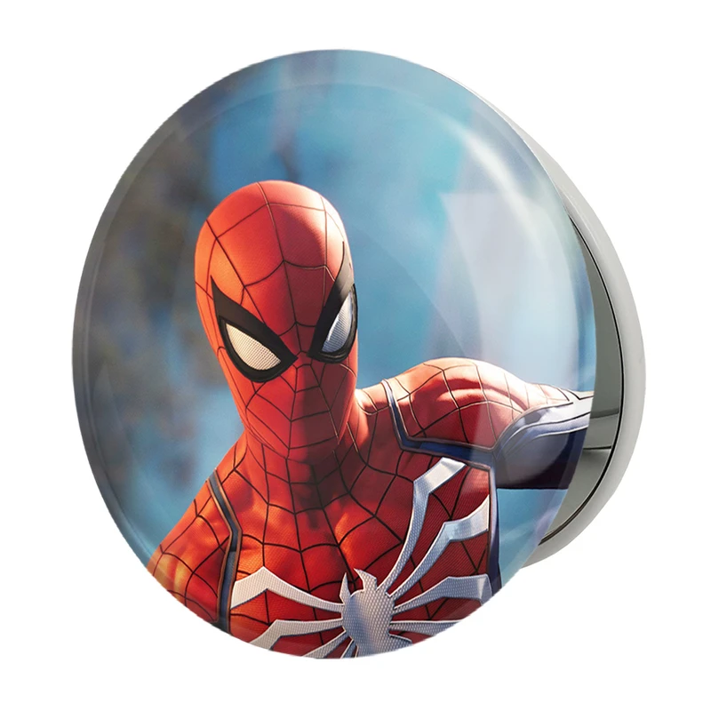 آینه جیبی خندالو طرح پیتر پارکر مردعنکبوتی مدل تاشو کد 30822