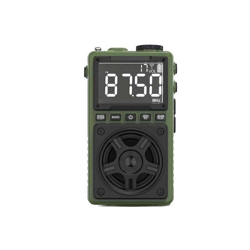 رادیو اسپیکر FM، AM، SW گرین لاین مدل ویوگر دارای پورت تایپ c