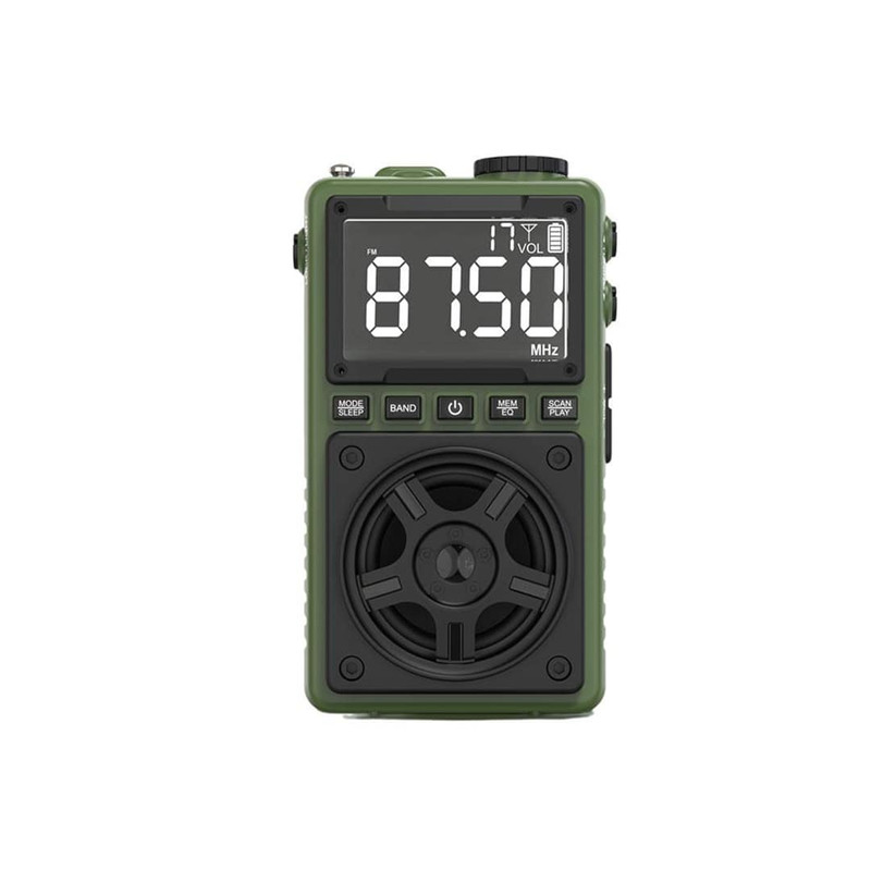 رادیو اسپیکر FM، AM، SW گرین لاین مدل ویوگر دارای پورت تایپ c