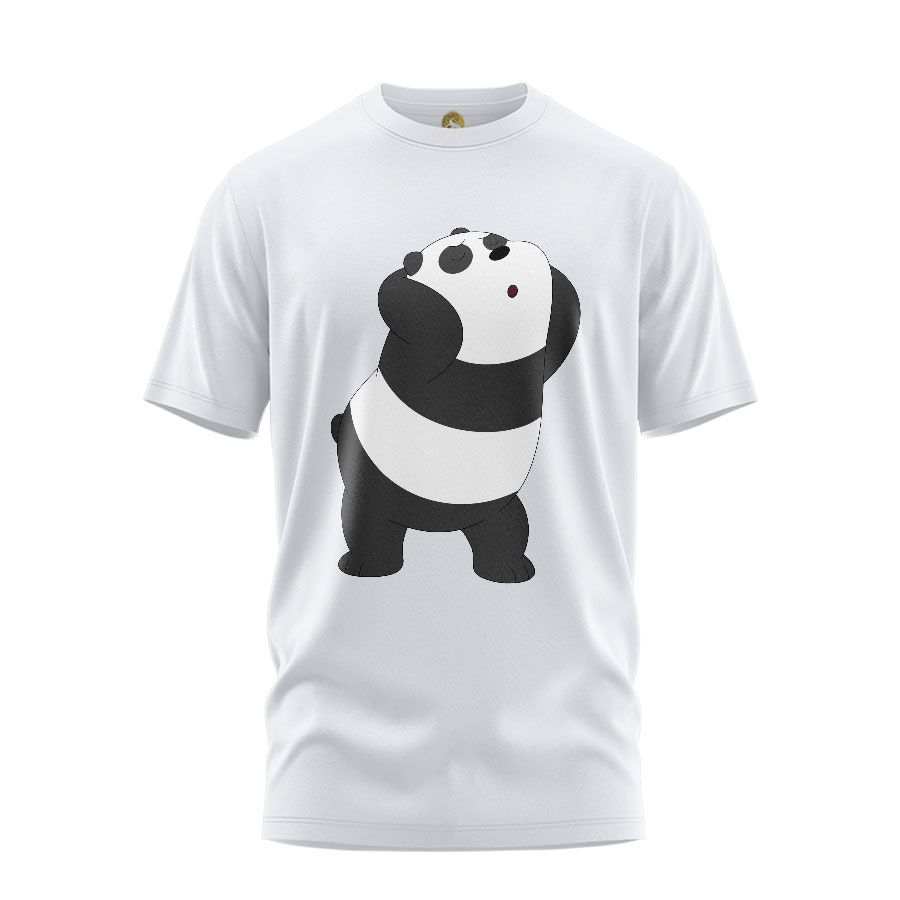 تی شرت آستین کوتاه زنانه هومرو مدل TW094 طرح خرس های کله فندقی -  - 1