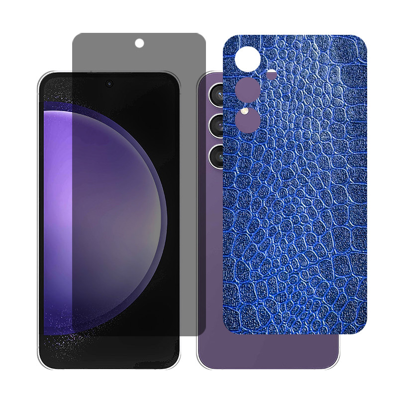  محافظ صفحه نمایش حریم شخصی گلس مدل Together مناسب برای گوشی موبایل سامسونگGalaxy S23 FE به همراه برچسب پوششی پشت گوشی 