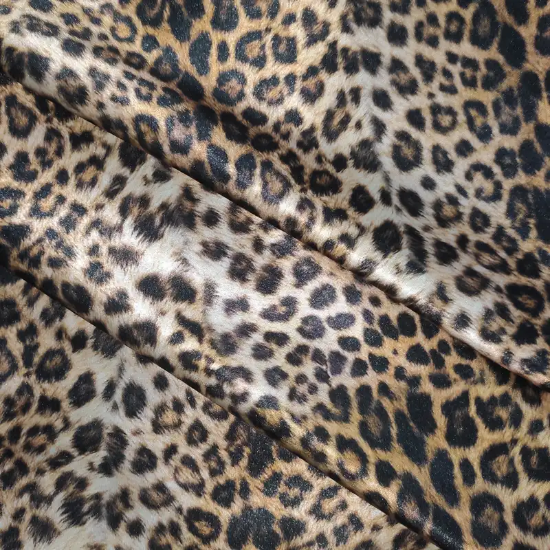 رو بالشی مدل ساتن ابریشم طرح پلنگی مجموعه 2 عددی