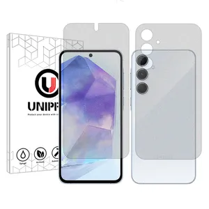 UNIPRO Explosion Proof model Matte screen protector suitable for Samsung Galaxy A55 mobile phone along with the back protector