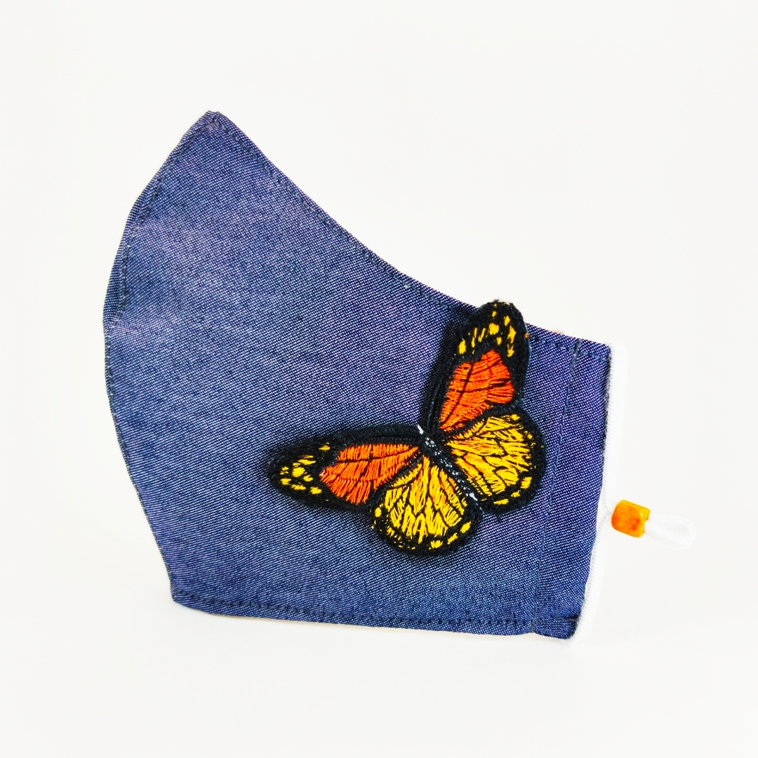 ماسک پارچه ای مدل پروانه