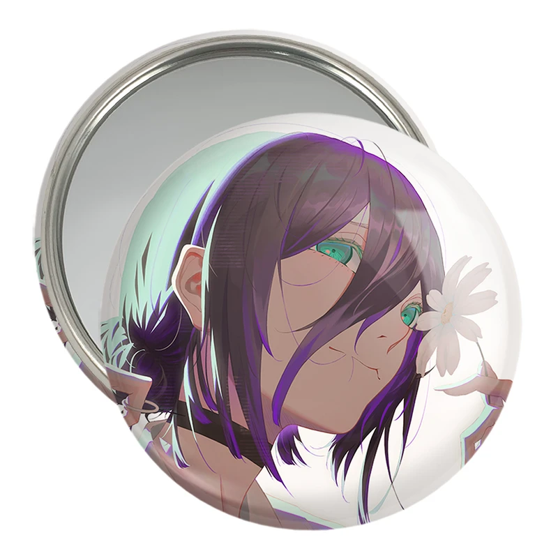 آینه جیبی خندالو مدل ریزه انیمه مرد اره ای Chainsaw Man  کد 17857