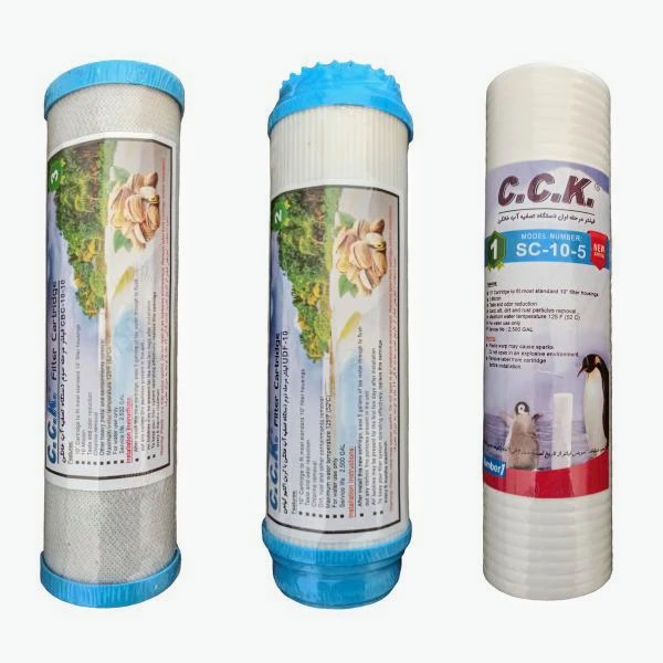 فیلتر دستگاه تصفیه آب سی سی کا مدل HB بسته 3 عددی فیلتر دستگاه تصفیه آب سی سی کا مدل HB بسته 3 عددی
