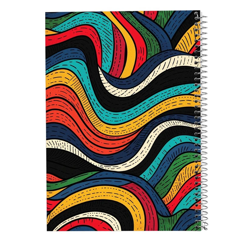 دفتر ژورنال نویسی 50 برگ مدوپد مدل نقطه ای طرح اشکال فانتزی کد DF16029