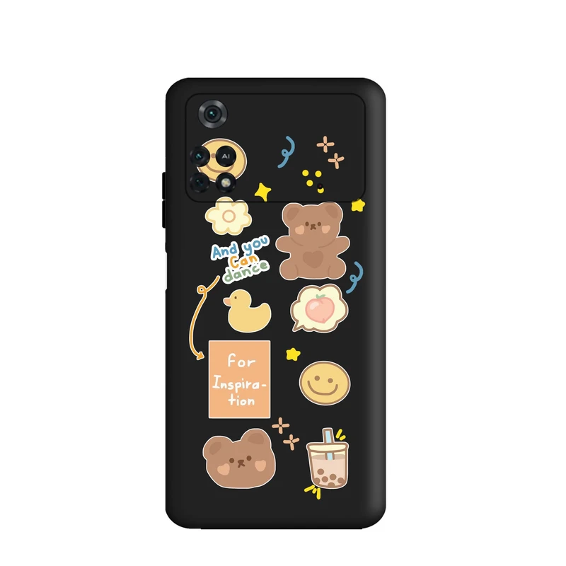 کاور قاب گارد طرح خرس بیر کد t6101 مناسب برای گوشی موبایل شیائومی Poco M4 Pro 4G